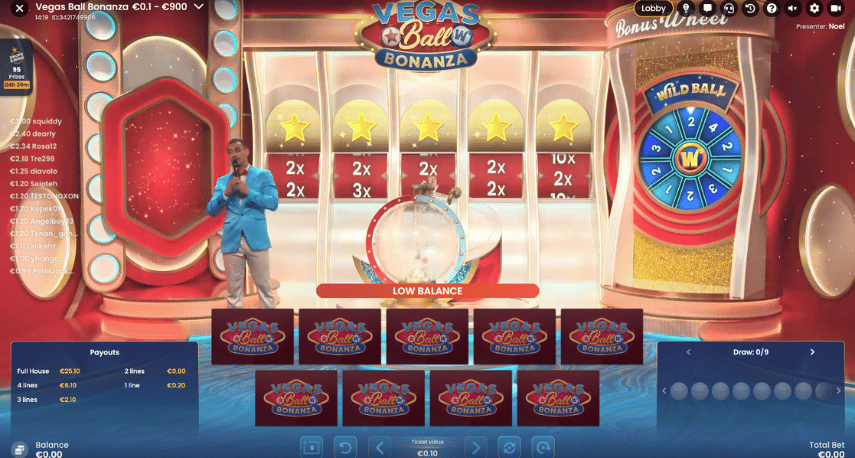 Vegas Ball Bonanza Live